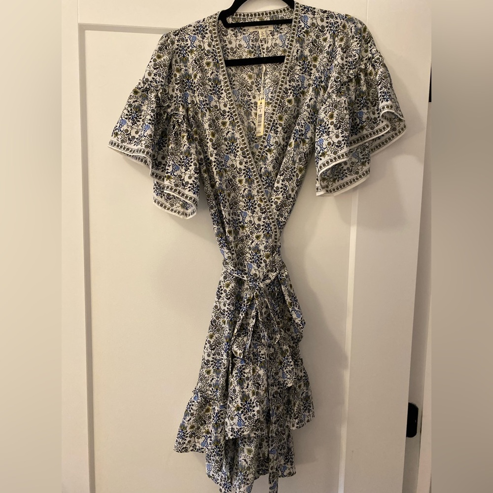 Floral wrap dress